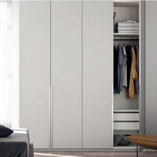 China Manufacturers Supply Modern Durable white fitted Wardrobes For Hotel