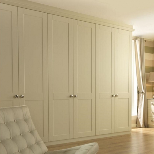 China Manufacturer High Quality Bedroom Furniture Clothes Storage Solid Wood Wardrobe