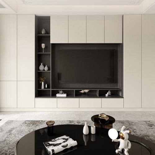 Selling Modern Hot Design Lacquer Kitchen Cabinet Metallic 4