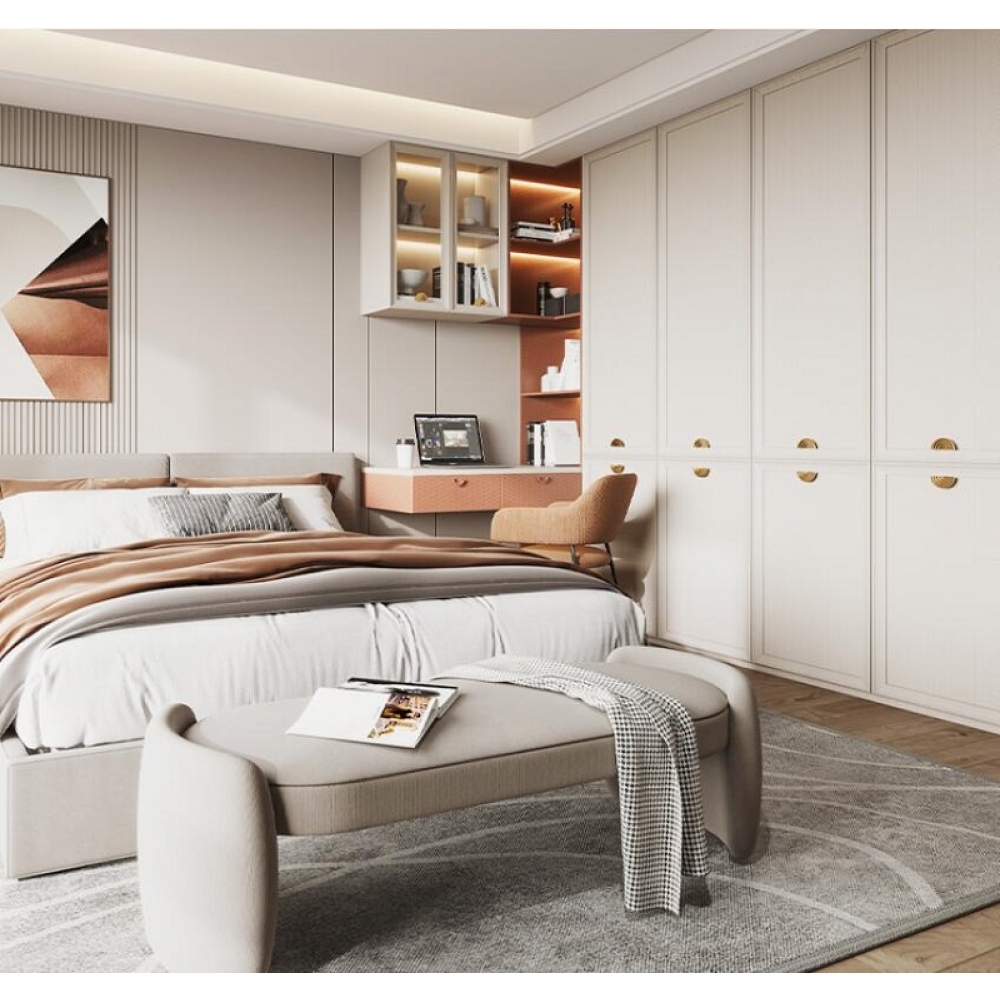 Luxury cupboards for bedroom furniture set wooden wardrobe  walk in closet