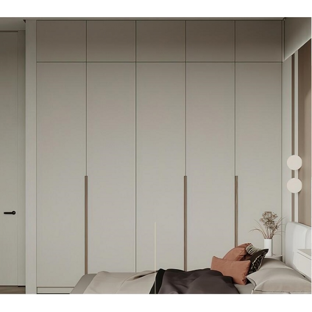 Clothes hotel designer white door closet modern italian wardrobe