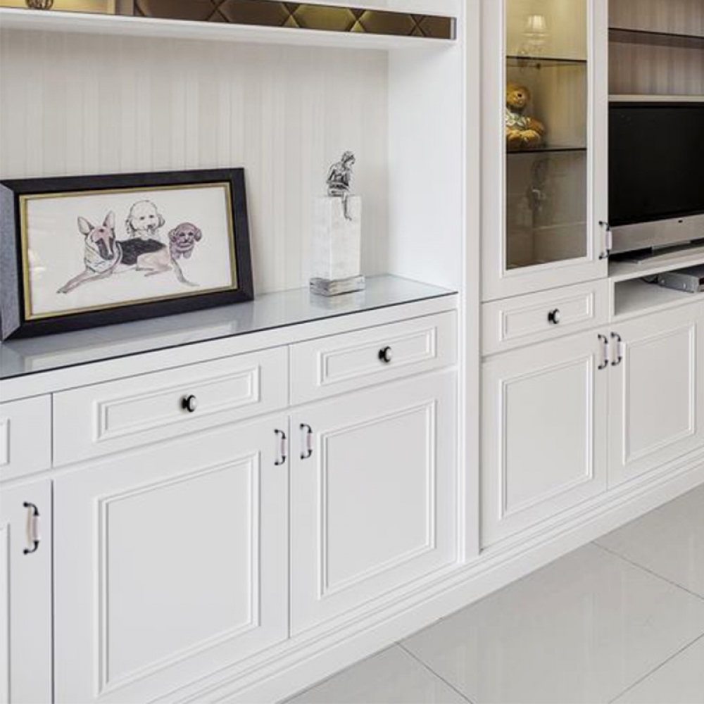 High Quality Hot New white shaker style Closet Bedroom Wooden Wardrobe