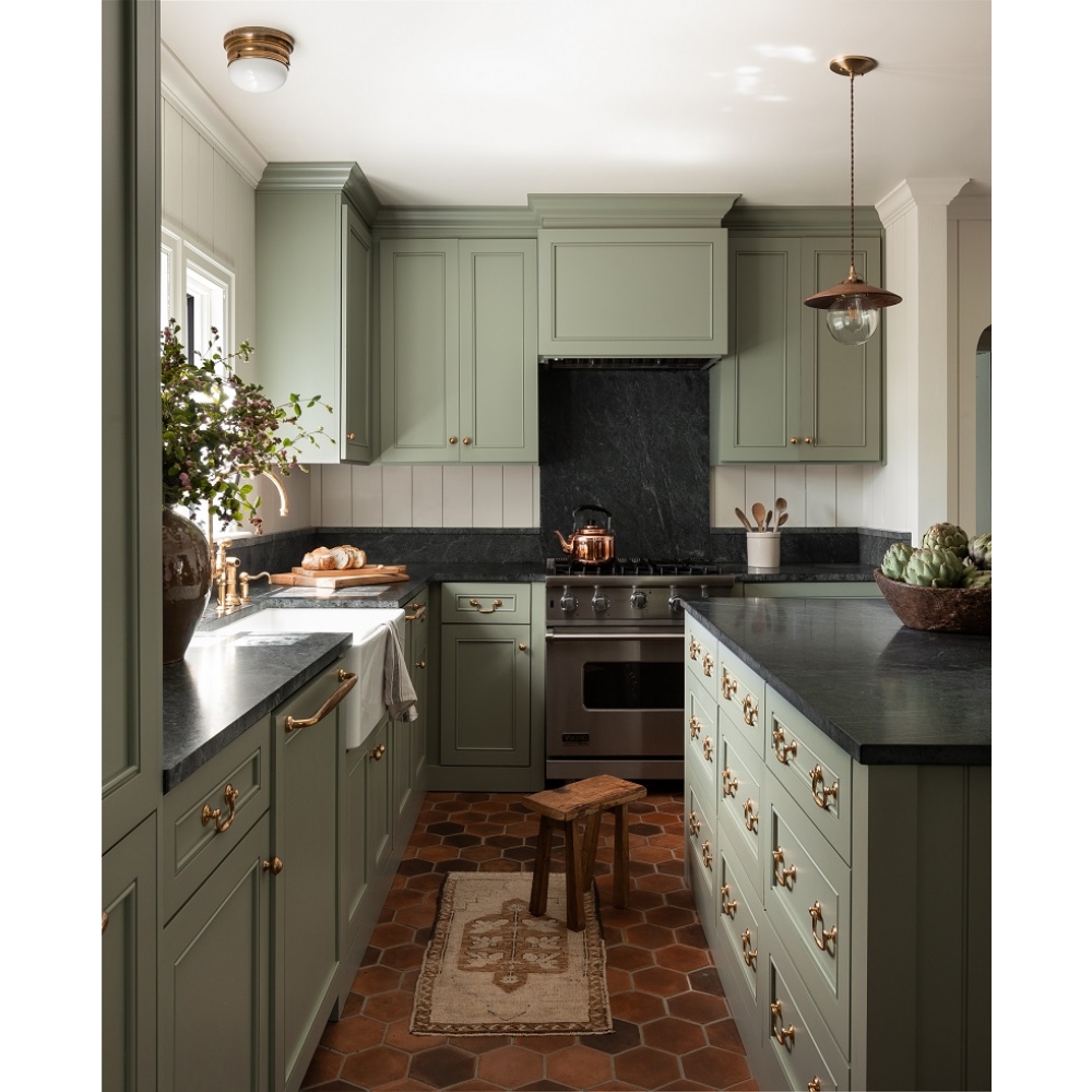 China made elegent solid wood maple kitchen cabinets
