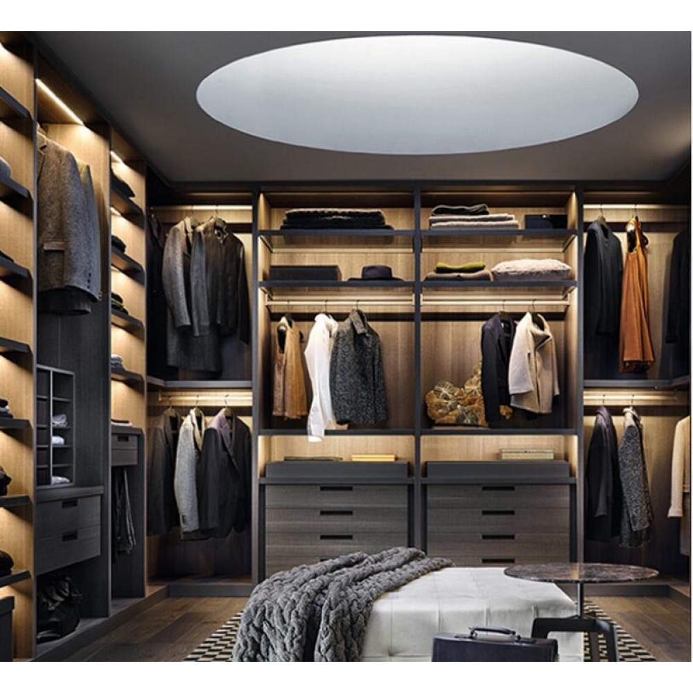 Top quality New Modern Home Customized Wardrobe Design for Dressing Room Walk in Closet