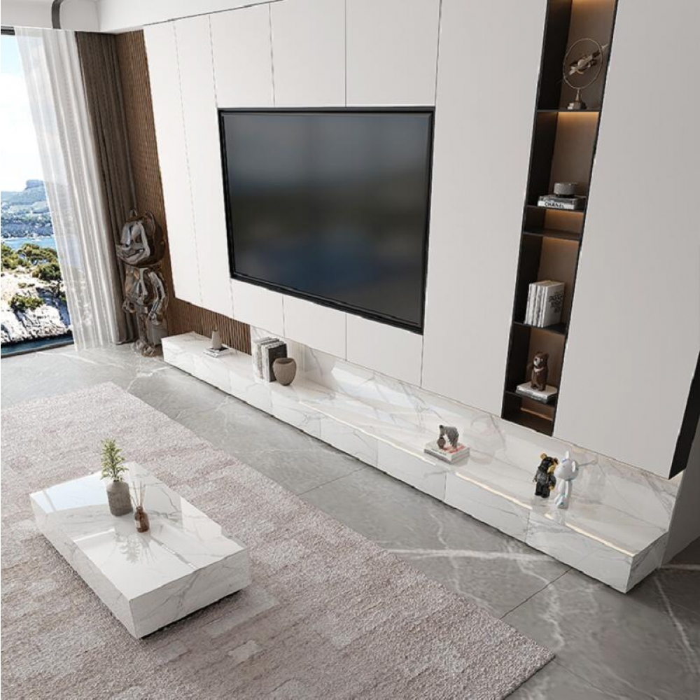 Designs Wall Unit Storage MDF Wooden Modern Living Room Furniture Wood Cabinets Tv Stands
