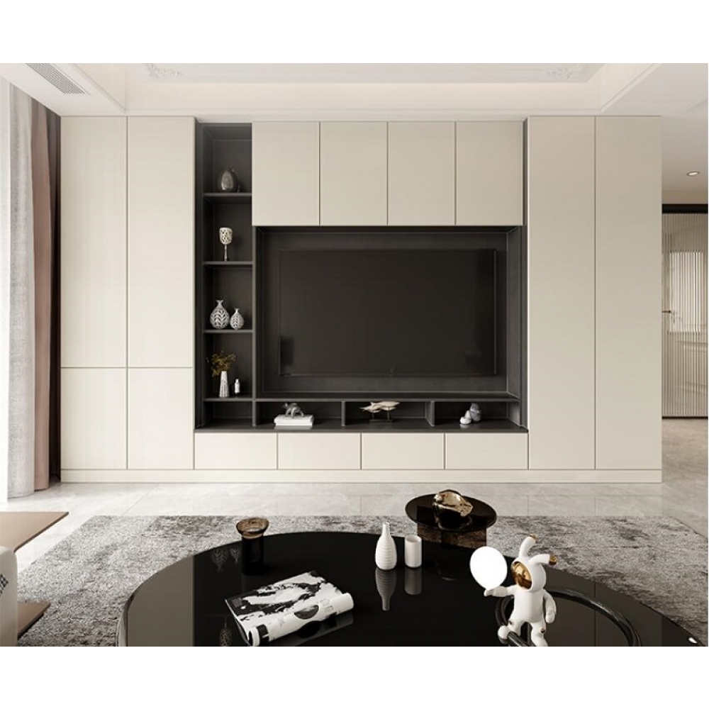 Selling Modern Hot Design Lacquer Kitchen Cabinet Metallic 4