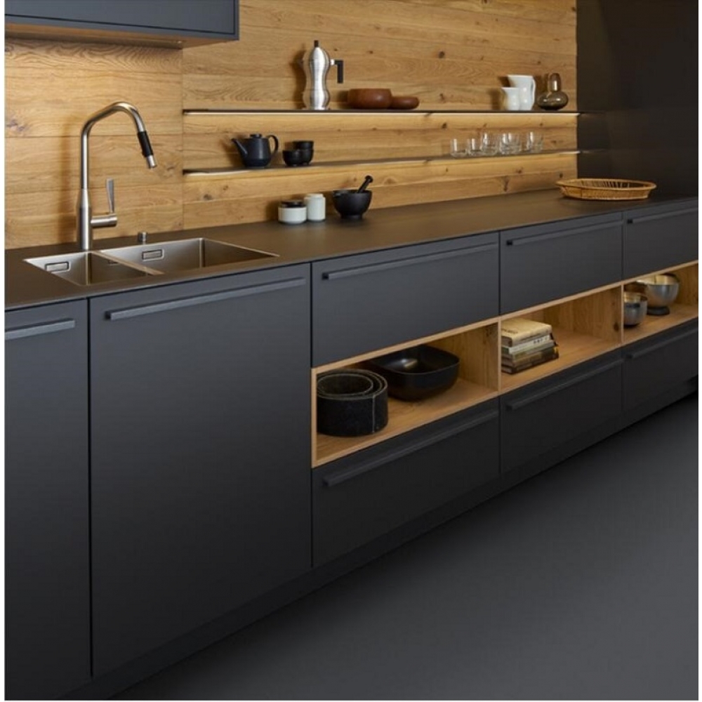 European Style Luxury grey custom Designs Modern Kitchen Cabinets