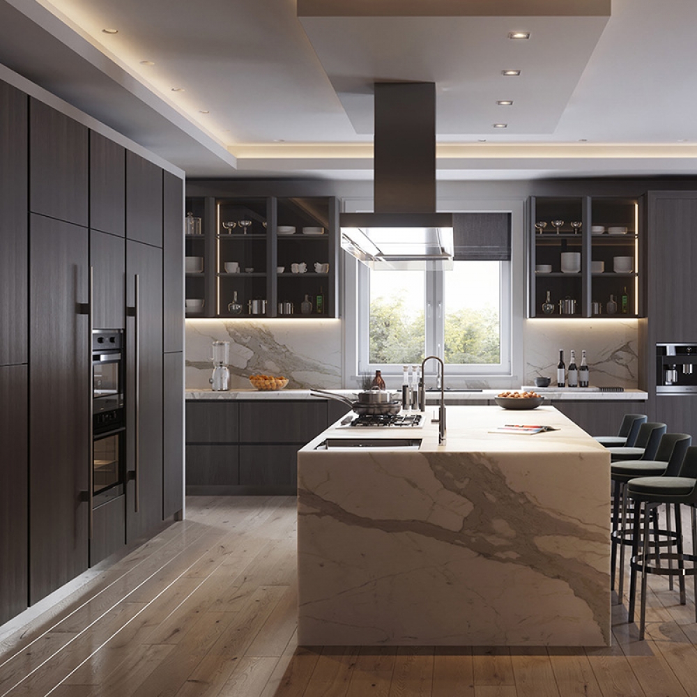Popular gray storage cabinets kitchen furniture design modern kitchen cabinet