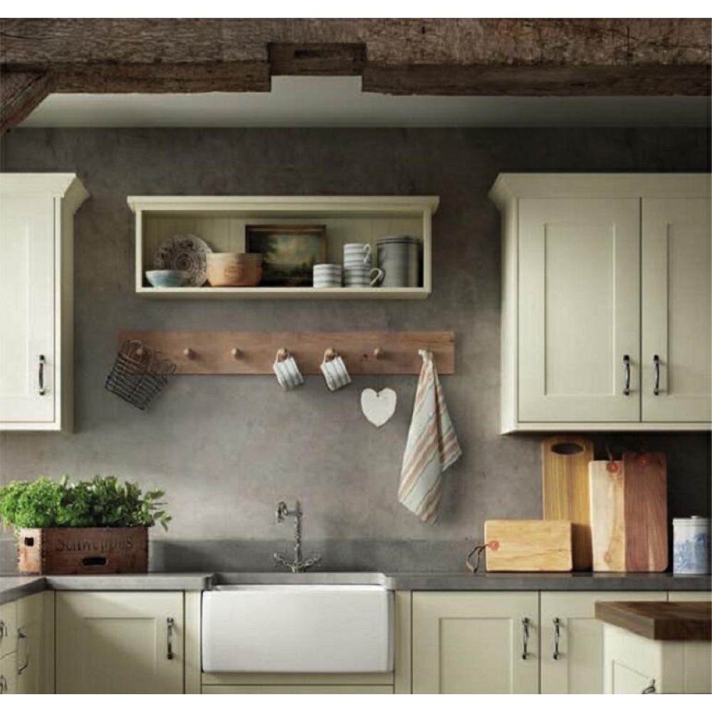 Classic cream white custom kitchen pantry cabinets