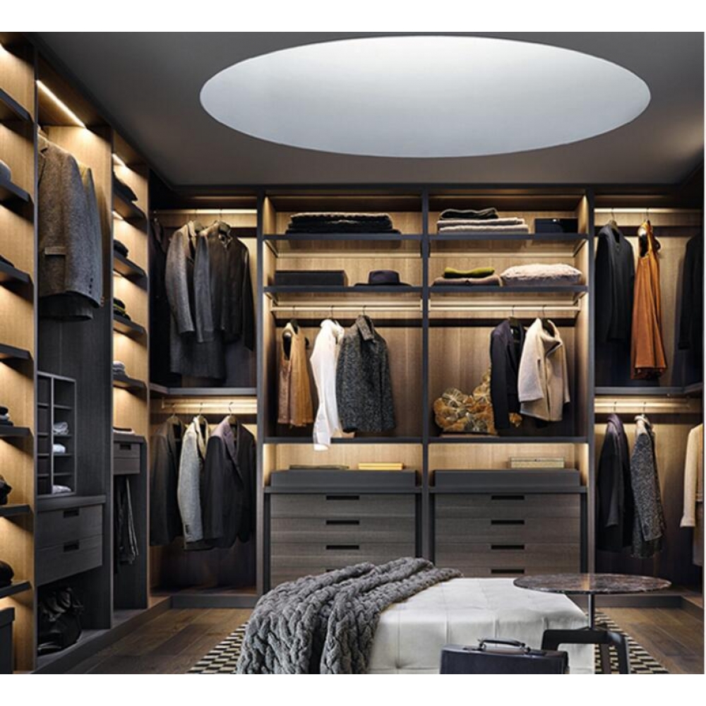 Top quality New Modern Home Customized Wardrobe Design for Dressing Room Walk in Closet