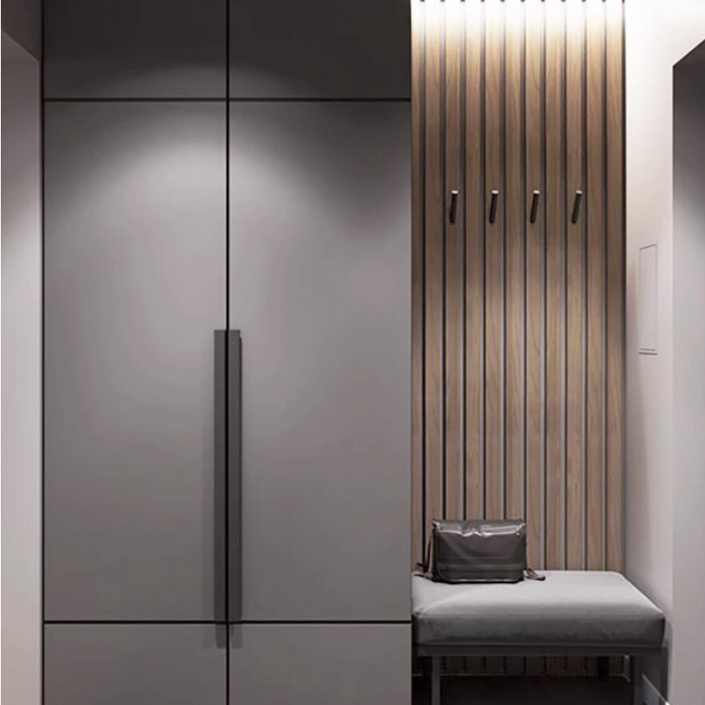 Modern hotel wardrobe 2 pac.closet custom design lacquer white cabinets