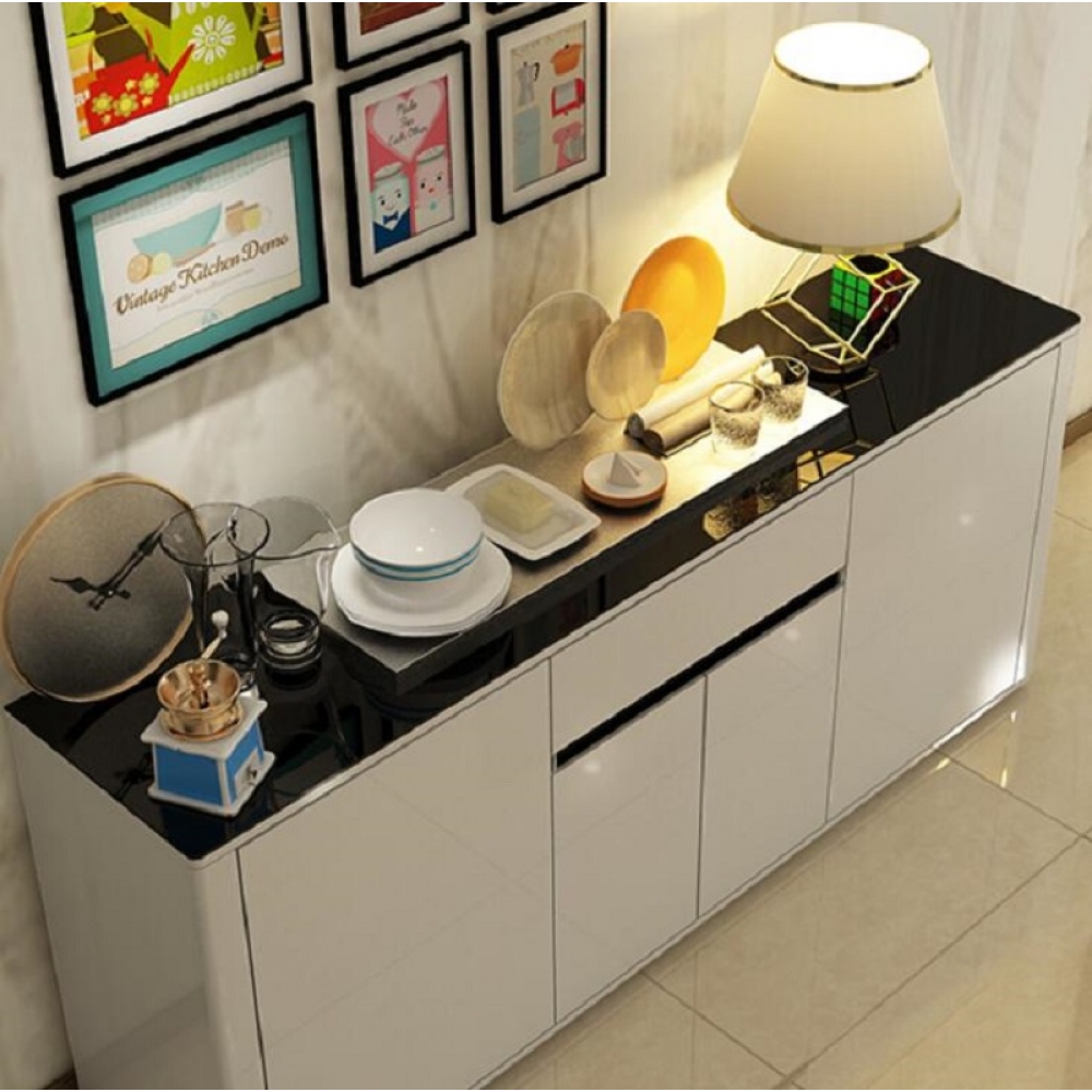 White MDF lacquer cabinet drawer chest storage cabinet cupboard dressers bedroom furniture