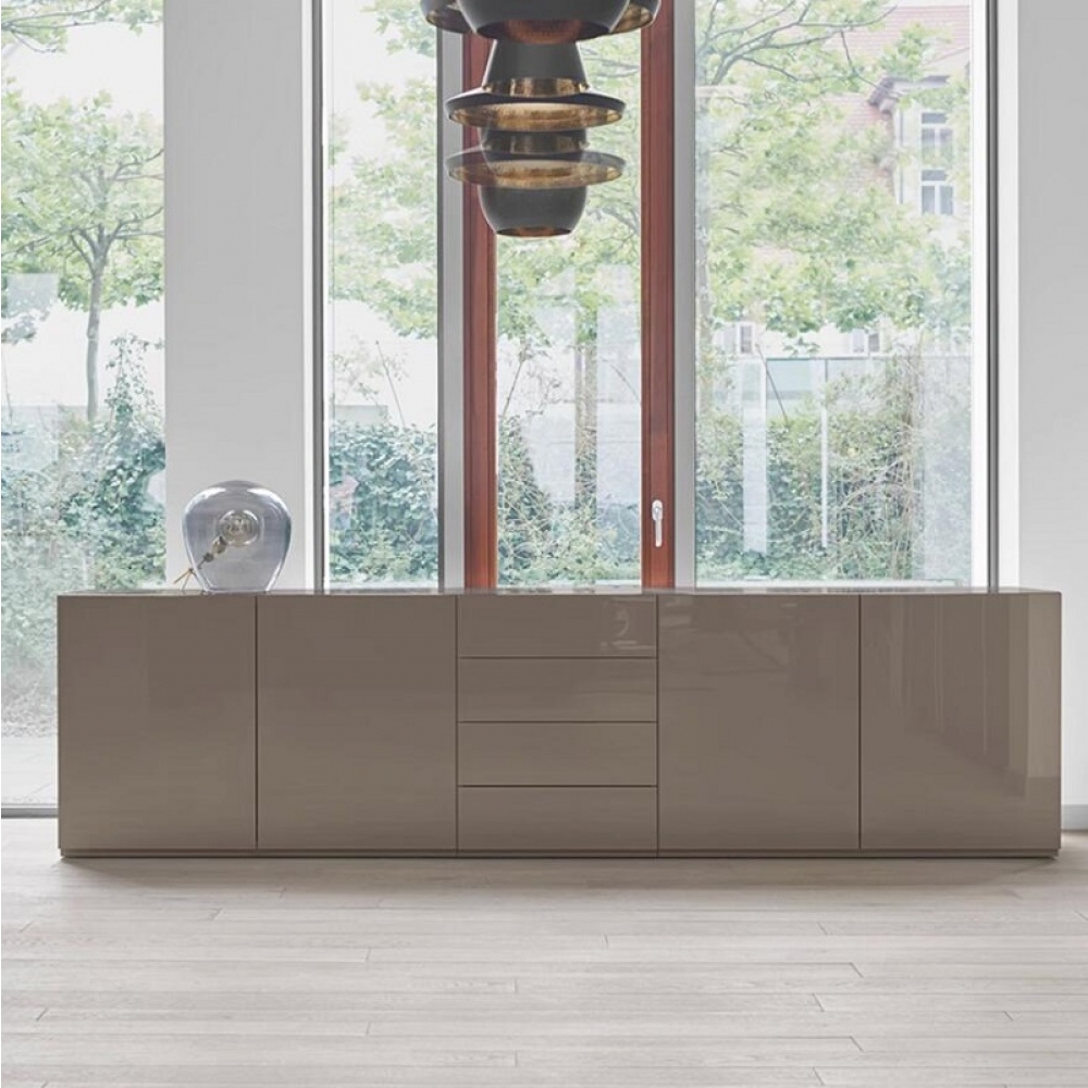 living room furniture custom luxury modern wooden lacquer sideboard cabinet chest