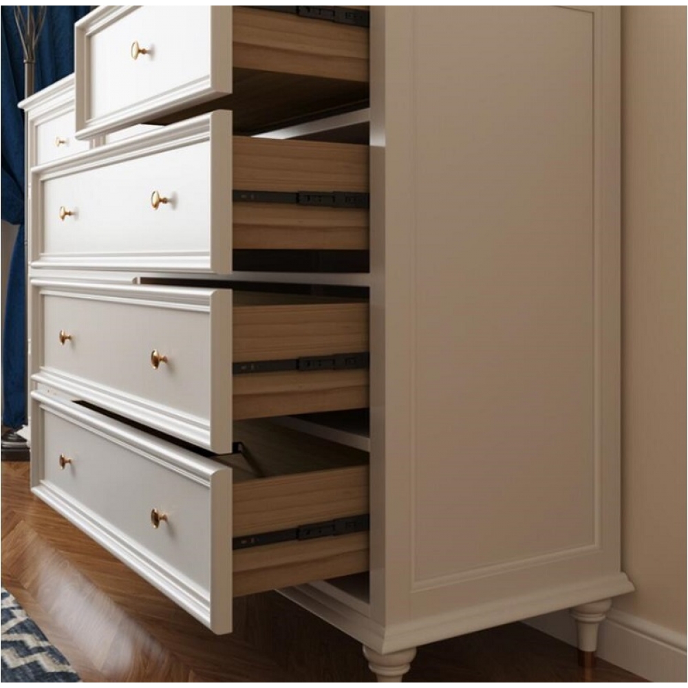 Solid Wood Chest of 9 Drawers Storage Cabinet Large Capacity Unit Living Room Furniture