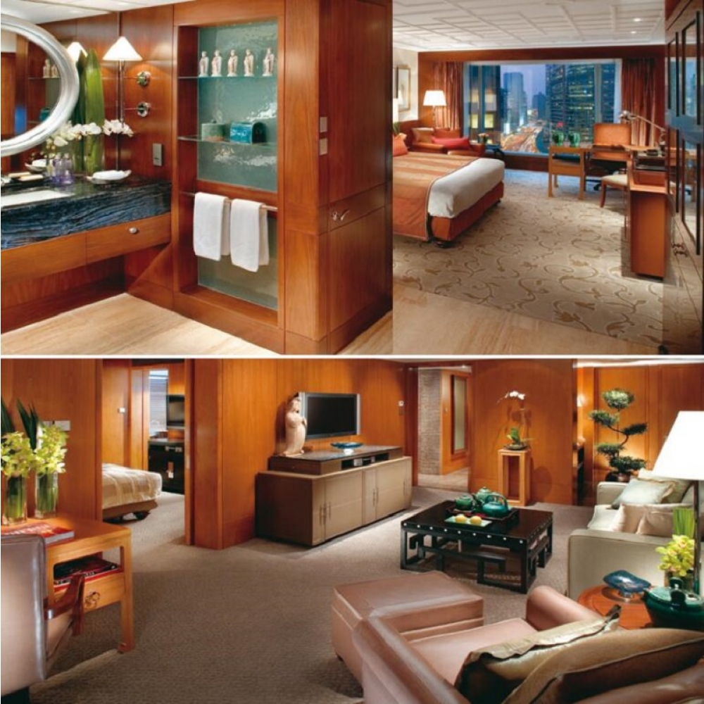 China facotry direct 5-star hotel fixed furniture cabinets joinery wall panel system